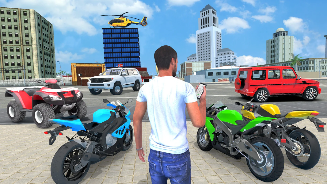 Indian City Bike Rider ۳D Game - عکس بازی موبایلی اندروید