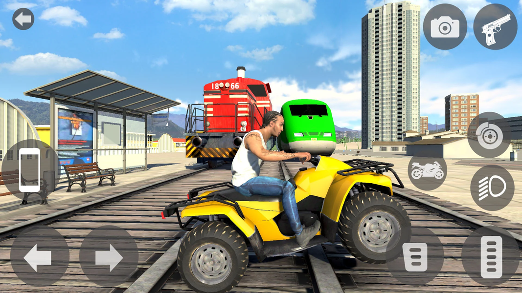 Indian City Bike Rider ۳D Game - عکس بازی موبایلی اندروید