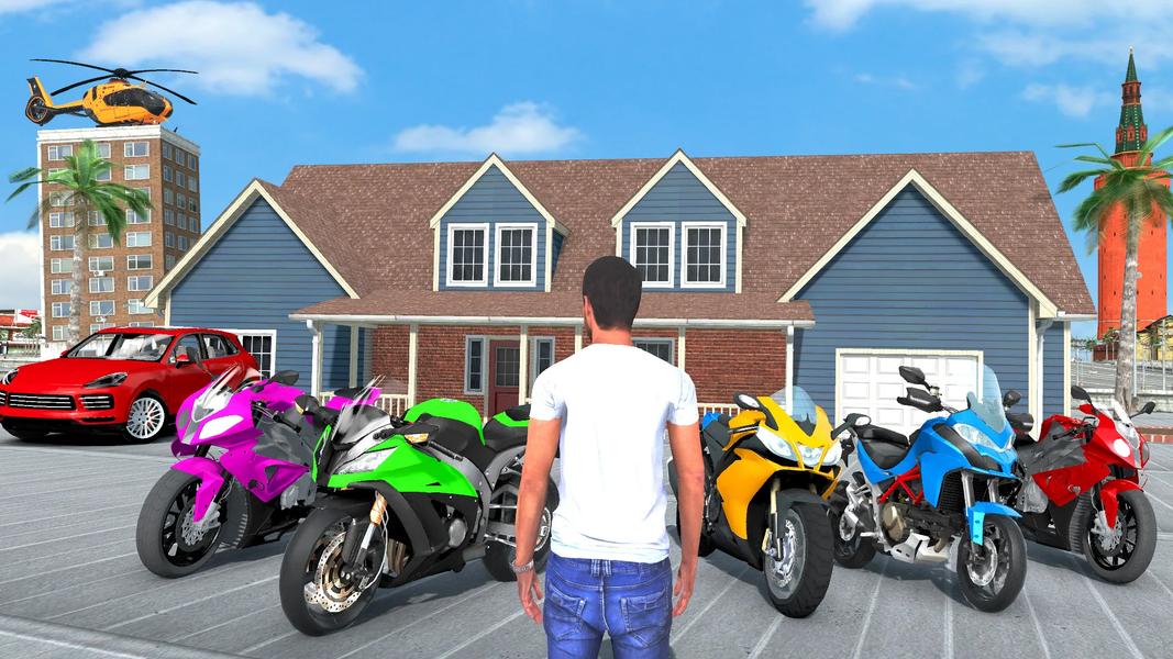 Indian City Bike Rider ۳D Game - عکس بازی موبایلی اندروید