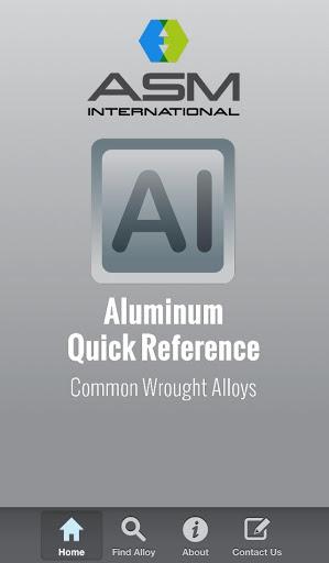 Aluminum Quick Reference - Image screenshot of android app