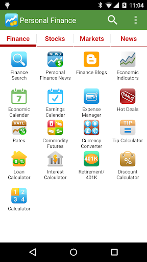 Personal Finance - Image screenshot of android app