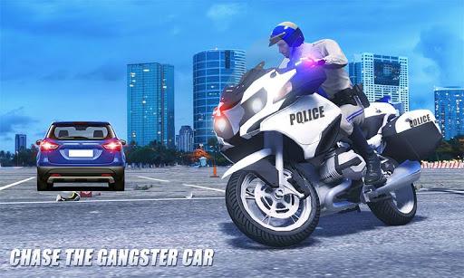 amazing police spider -rundown city bike chase - Gameplay image of android game