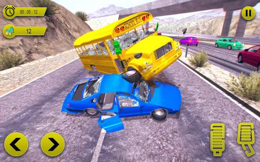 Car Crash Beam Driving Game ۳D - عکس بازی موبایلی اندروید