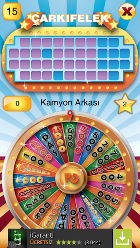 Wheel Of Fun Turkish - Gameplay image of android game