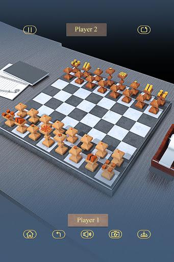 3D Chess - 2 Player - Gameplay image of android game