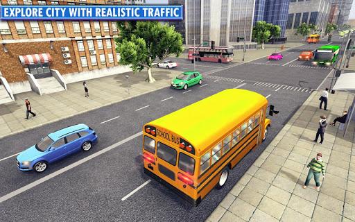 City School Bus Simulator 2019 - Gameplay image of android game