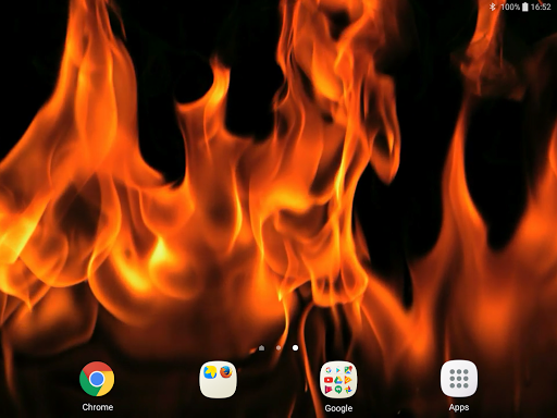 Fire Live Wallpaper - Image screenshot of android app