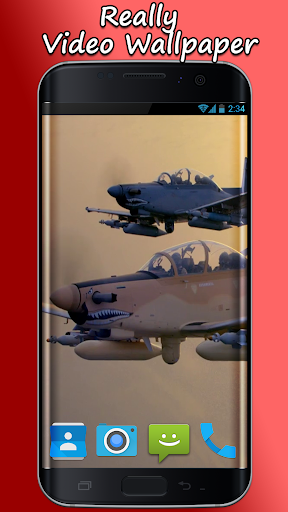 Jet Fighter Video Wallpaper - Image screenshot of android app