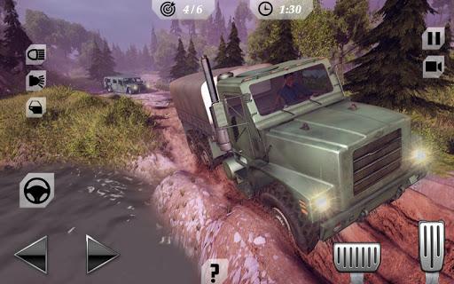 Offroad Trucker Muddy Car Drive: Hill Adventure - Gameplay image of android game