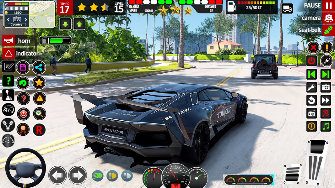 Open World City Gangster Games - Gameplay image of android game