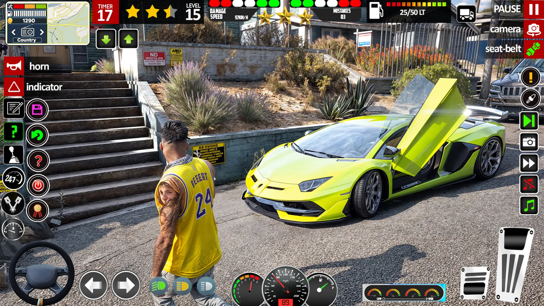 Open World City Gangster Games - Gameplay image of android game