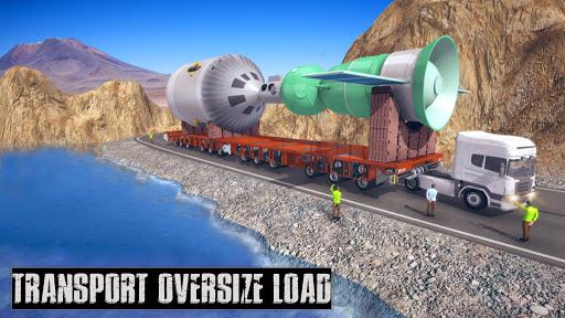 Oversized Cargo Transporter Truck Simulator 2018 - Gameplay image of android game