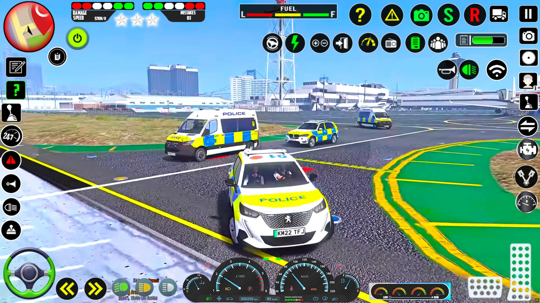 Police Car Chase Game 3D - Gameplay image of android game