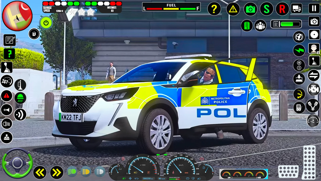 Police Car Chase Game 3D - Gameplay image of android game