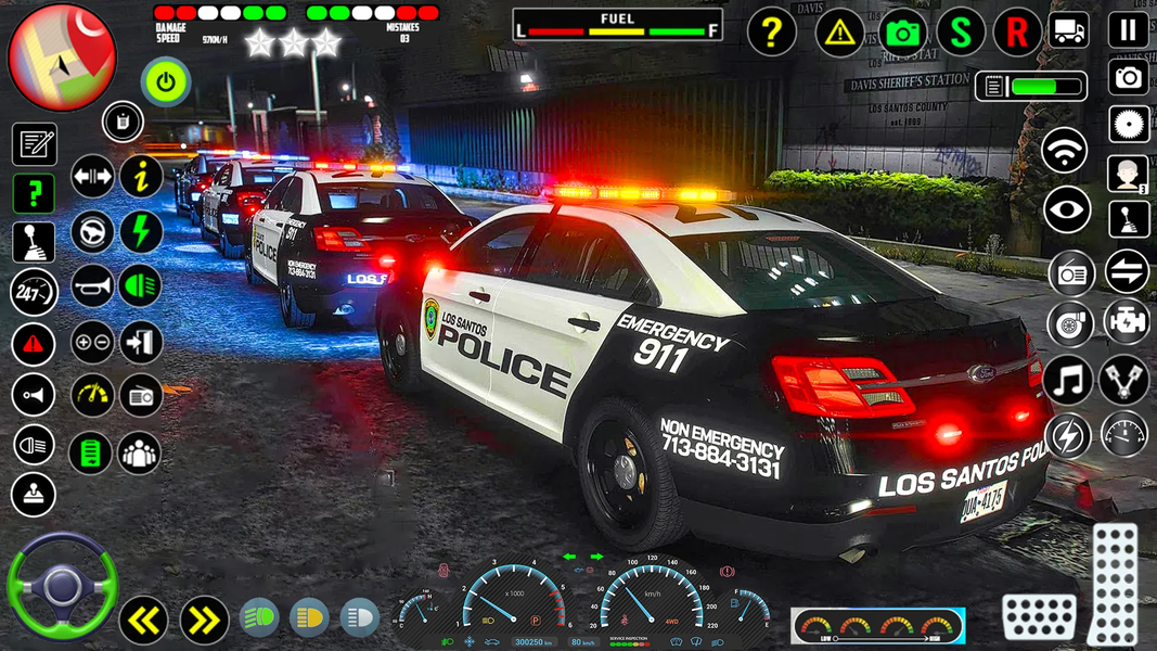 Police Car Chase Game 3D - Gameplay image of android game