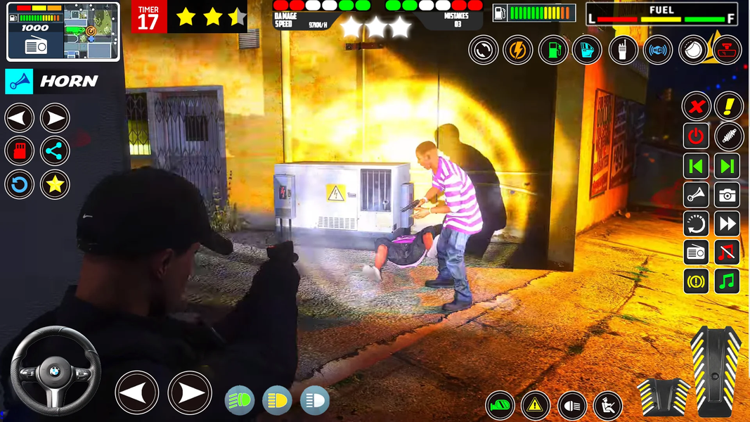 Police Car Chase Game 3D - Gameplay image of android game