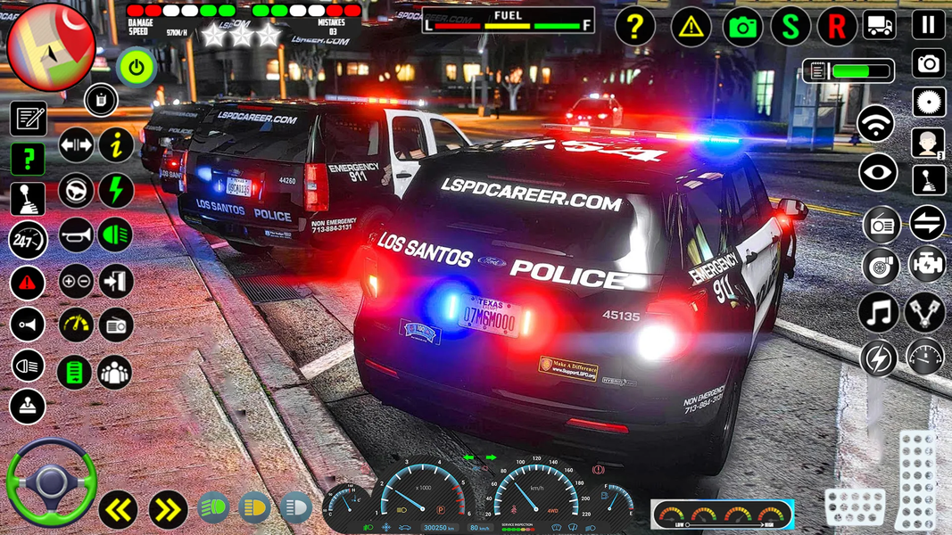 Police Car Chase Game 3D - Gameplay image of android game