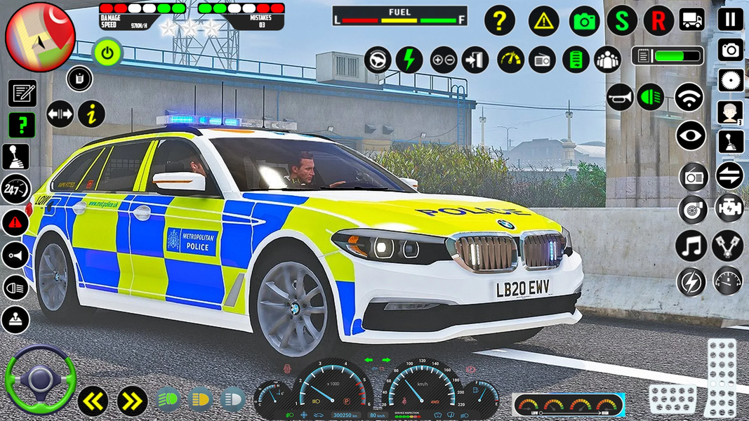 Police Car Chase Game 3D - Gameplay image of android game