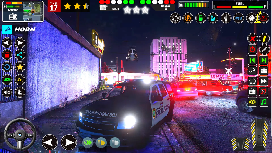 Police Car Chase Game 3D - Gameplay image of android game