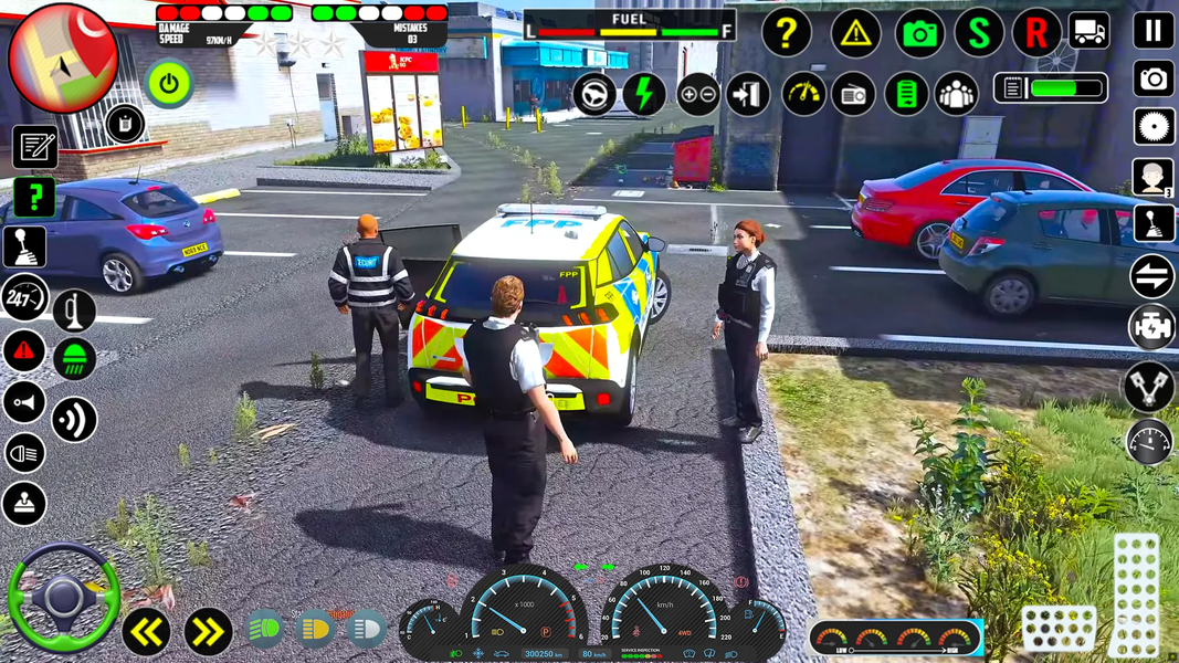Police Car Chase Game 3D - Gameplay image of android game