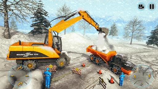 Snow Plow Heavy Excavator Sim - عکس بازی موبایلی اندروید