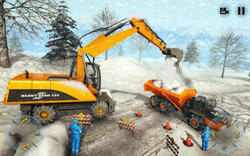 Snow Plow Heavy Excavator Sim - عکس بازی موبایلی اندروید
