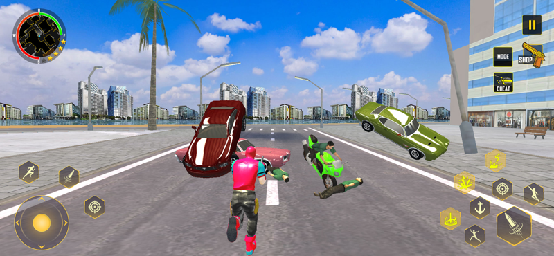 Spider Vice Town Rope Hero Man - Image screenshot of android app