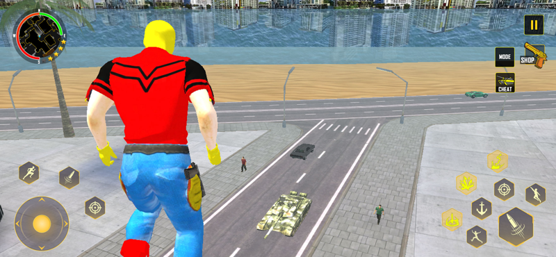 Spider Vice Town Rope Hero Man - Image screenshot of android app