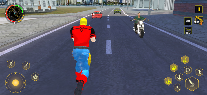 Spider Vice Town Rope Hero Man - Image screenshot of android app