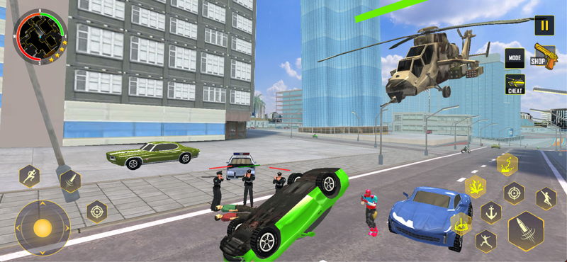 Spider Vice Town Rope Hero Man - Image screenshot of android app