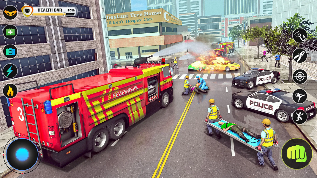 Superhero Rescue Mafia Crime - Gameplay image of android game