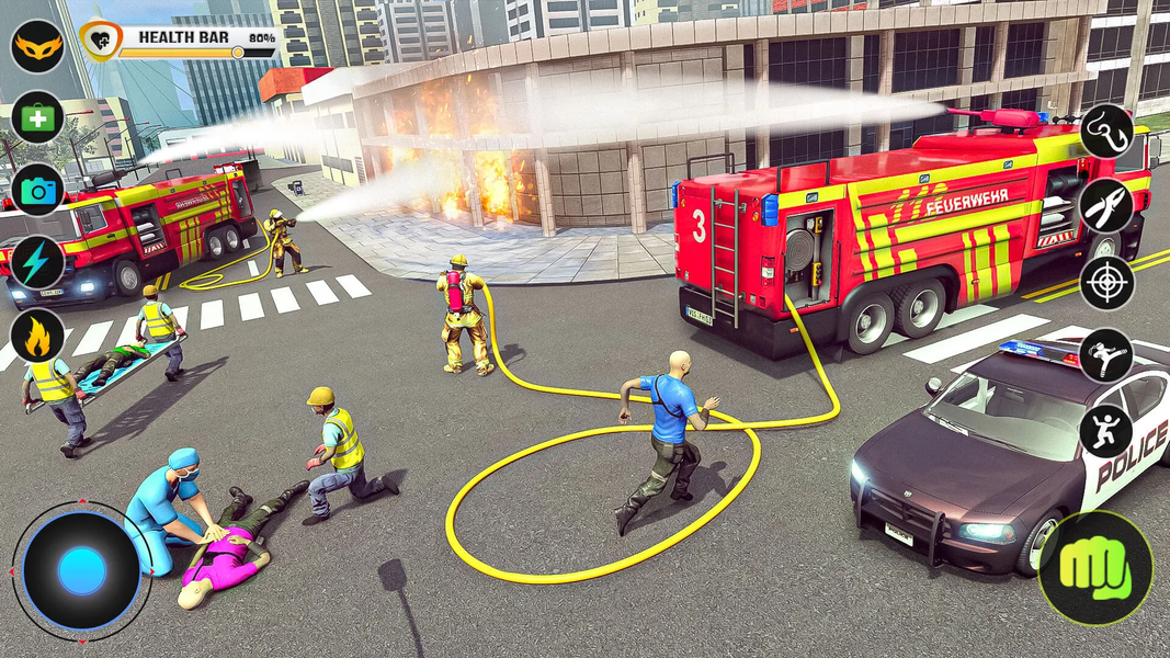 Superhero Rescue Mafia Crime - Gameplay image of android game