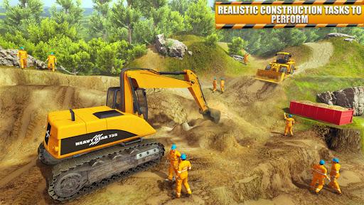 Uphill Road Builder Sim 2019 - Gameplay image of android game