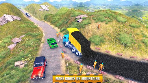 Uphill Road Builder Sim 2019 - Gameplay image of android game