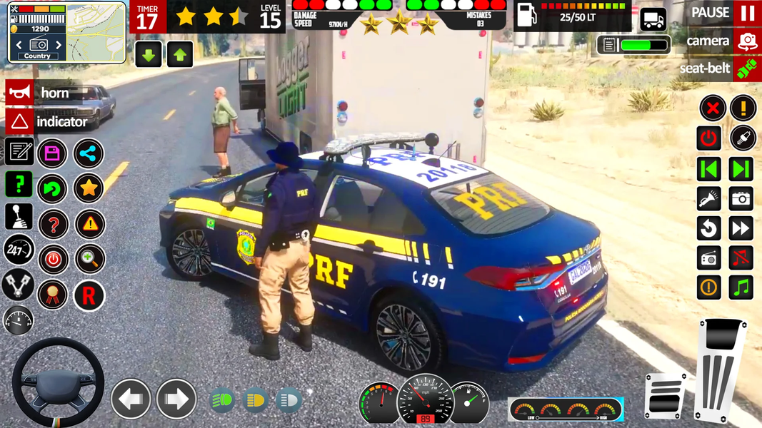 US Cop Car Chase Games Sim ۳d - عکس بازی موبایلی اندروید