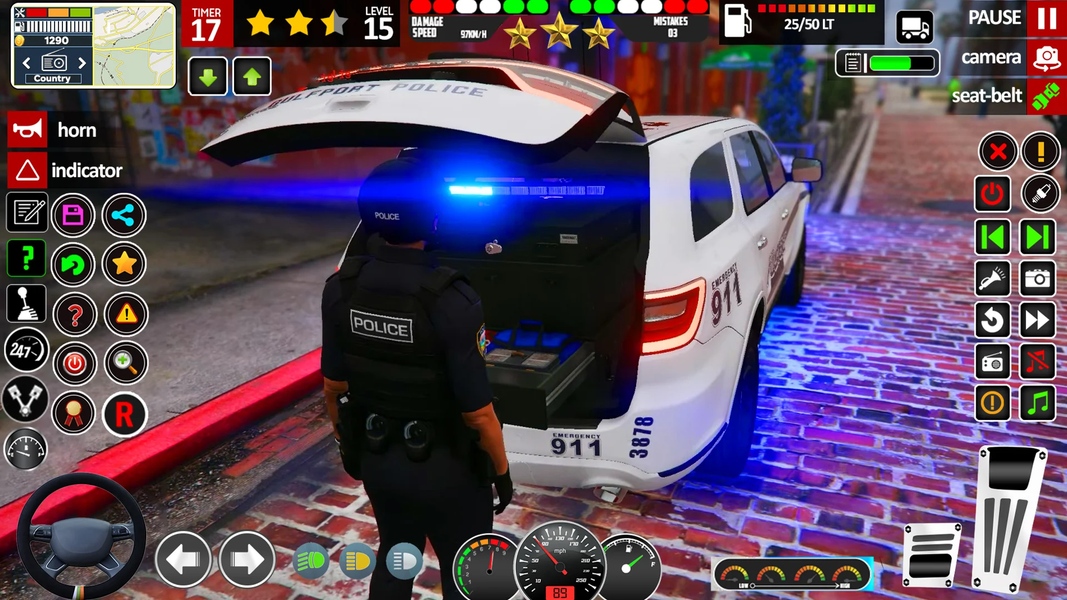 US Cop Car Chase Games Sim 3d - عکس بازی موبایلی اندروید