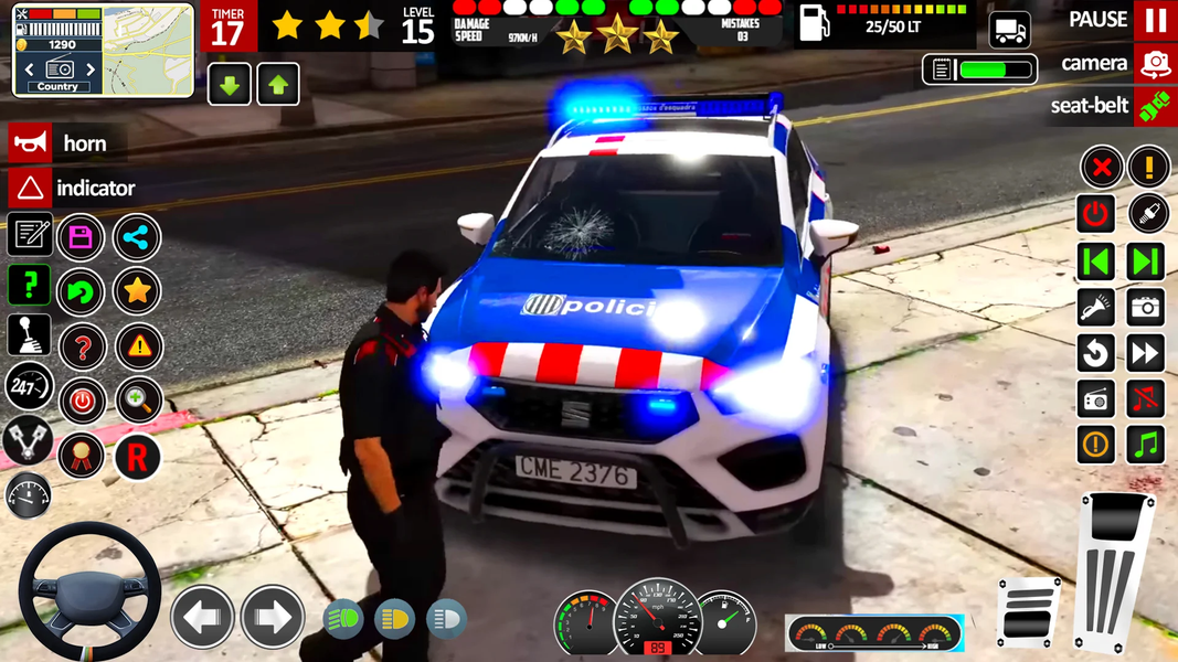 US Cop Car Chase Games Sim ۳d - عکس بازی موبایلی اندروید
