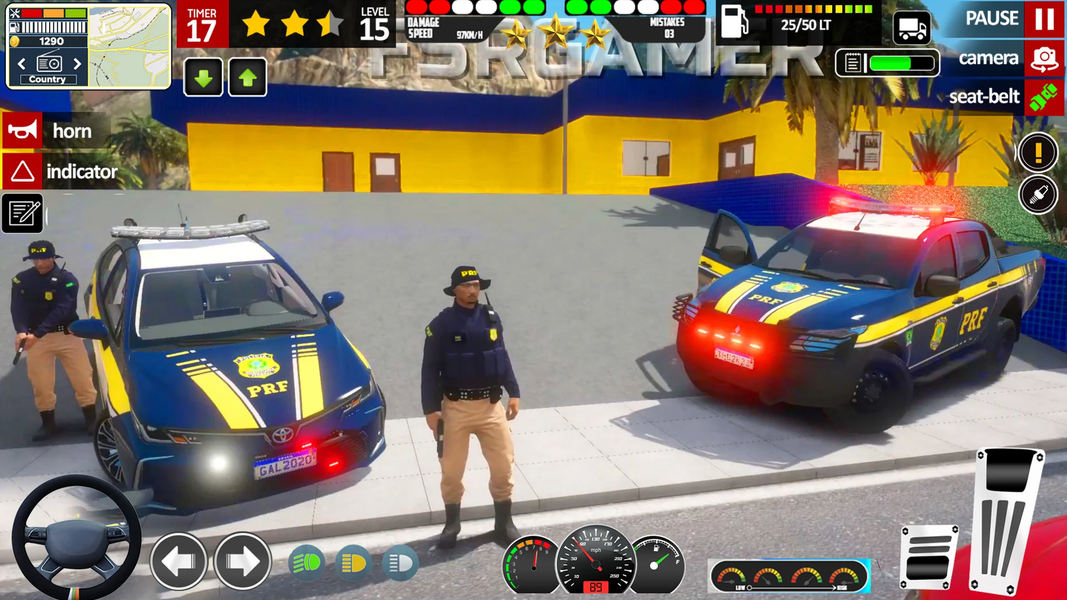 US Cop Car Chase Games Sim ۳d - عکس بازی موبایلی اندروید