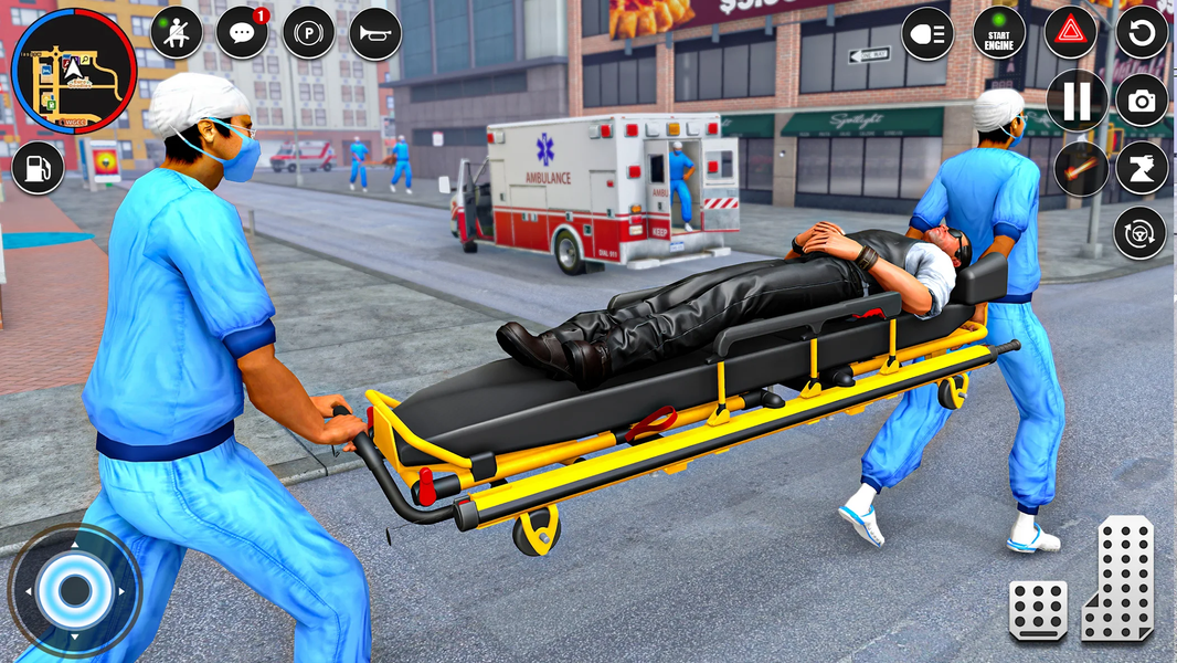 Ambulance Rescue Doctor Games - عکس بازی موبایلی اندروید