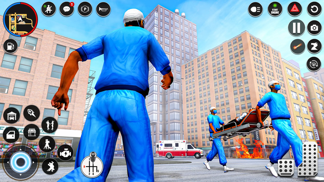 Ambulance Rescue Doctor Games - عکس بازی موبایلی اندروید