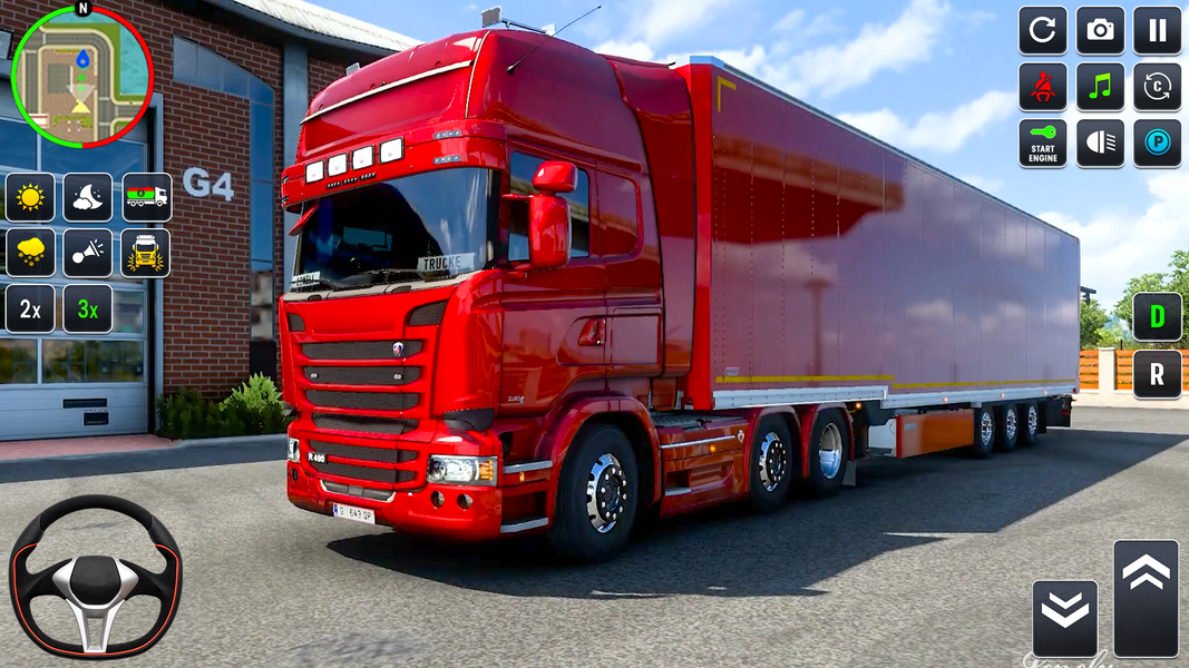 Truck Sim ۳D: Cargo Transport - عکس بازی موبایلی اندروید