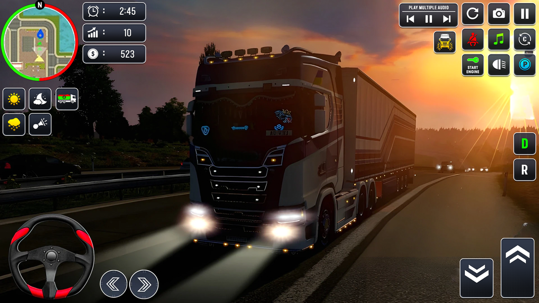 Truck Sim ۳D: Cargo Transport - عکس بازی موبایلی اندروید