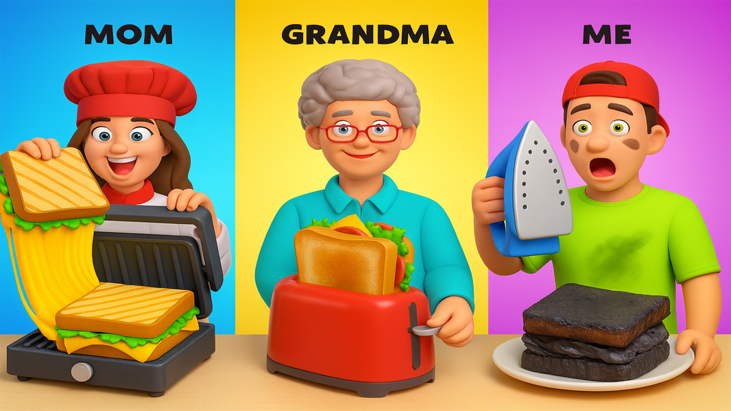 Me vs my Mom cooking CHALLENGE - Gameplay image of android game