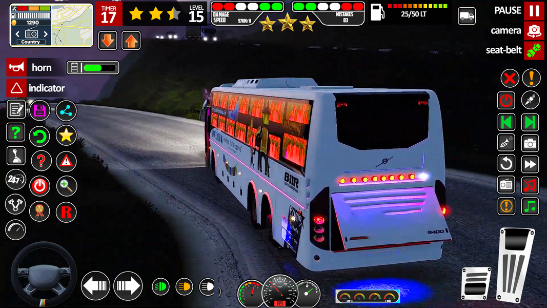 US Bus Sim ۳D: Offroad Bus Sim - عکس بازی موبایلی اندروید