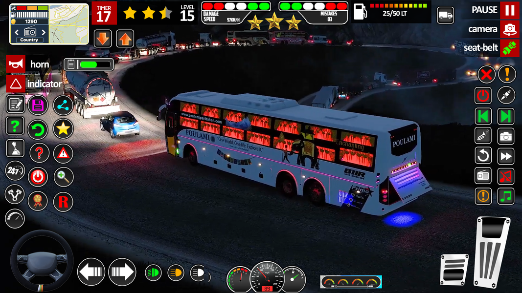 US Bus Sim ۳D: Offroad Bus Sim - عکس بازی موبایلی اندروید