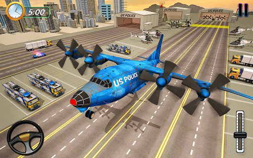 Police Car Transport Truck - عکس بازی موبایلی اندروید