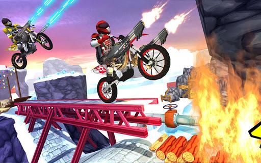 Modern Bike Stunt Racing - Moto Bike Shooting Game - Gameplay image of android game