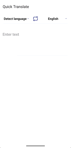 Quick Translate - عکس برنامه موبایلی اندروید