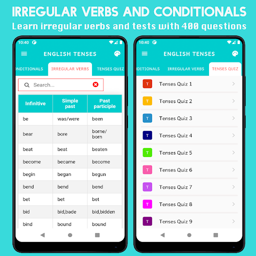 All English Tenses - Image screenshot of android app