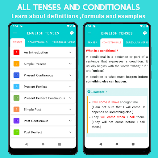 All English Tenses - Image screenshot of android app